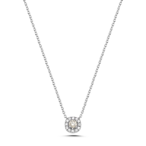 Nuran Pendant , with a total of 0,16 ct diamonds Champagne / Wesselton SI