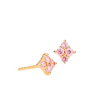 Izabel Camille Earring, model a1820gspinkCZ