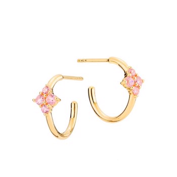 Izabel Camille Earring, model a1821gspinkCZ