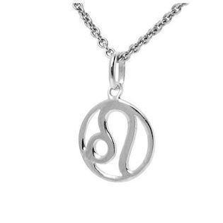 Star sign pendant in sterling silver - Leo (23/ - 22/8)
