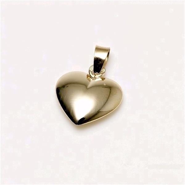 Guldvedhæng - hjerte 8 kt.