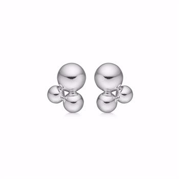 Sophia sølvøreringe med kugler