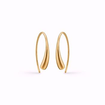 Exclusive earrings from Guld & Sølv Design are crafted in 8-carat gold