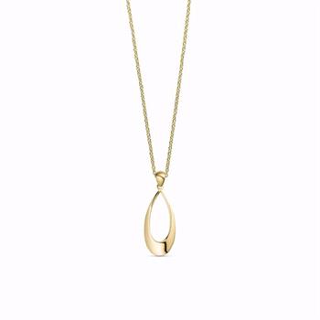 Guld & Sølv Design 8 karat gold pendant necklace with 45 cm chain