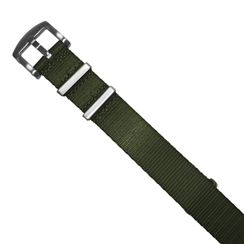 Orange Vintage leather watchstrap