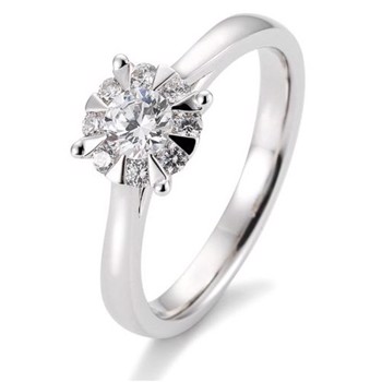 Houmann Diamond Collection Engagement Ring, with 0,104 - 0,53 ct Diamanter
