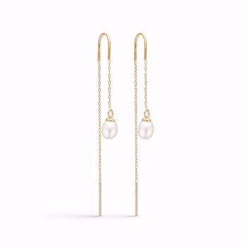 Guld & Sølv design Earring, model 11490/F