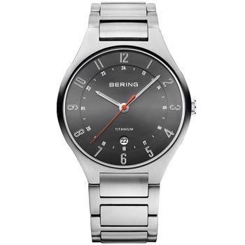 Model 11739-772 Bering Titanium quartz man watch