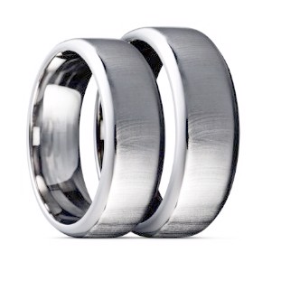 Sterling silver wedding rings, CMR1289-silver