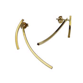 San - Link of joy Interchangeable 925 Sterling Silver Earrings gold plated, model 13077