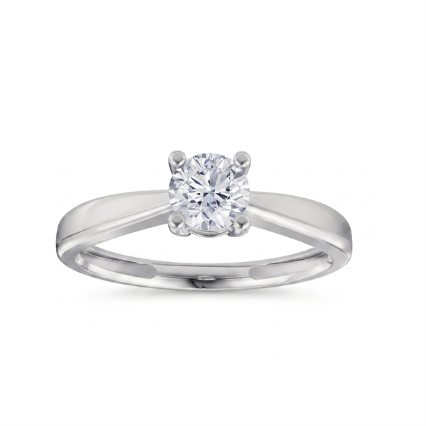 Siersbøl Ring , with a total of 0,50 ct diamonds Top Wesselston VS2