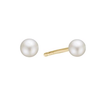 14K Gold Earrings with 5mm Freshwater Pearls