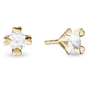 by Aagaard Earring , with a total of 1,00 ct diamonds Wesselton VS