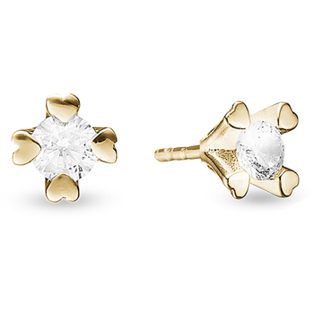 by Aagaard Earring , with a total of 2,00 ct diamonds Wesselton VS