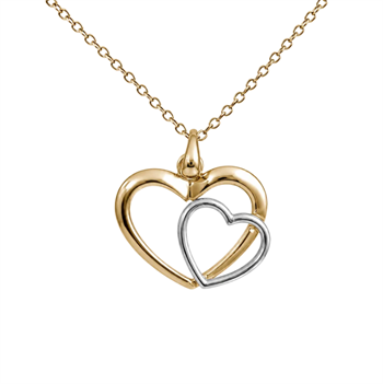 In My Heart 8 karat vedhæng med forgyldt from Aagaard