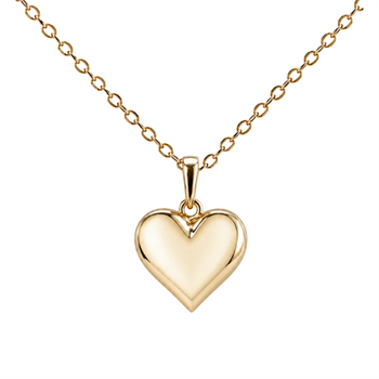 Love Core 8 karat vedhæng med forgyldt k from Aagaard