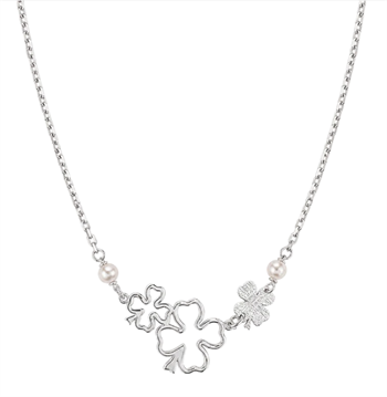 Aagaard Lucky Pearl silver necklace 45 cm with freshwater pearl