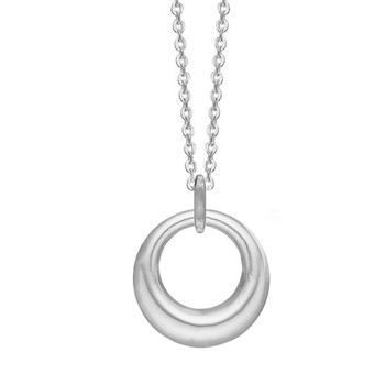 Aagaard sterling silver Circle pendant with chain