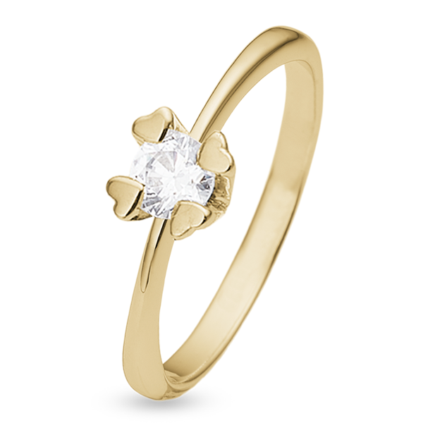 by Aagaard Ring , with a total of 0,50 ct diamonds Wesselton VS