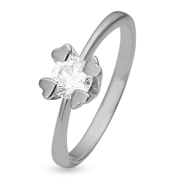 by Aagaard Ring , with a total of 1,00 ct diamonds Wesselton VS