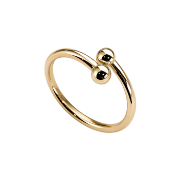 Moon 8 karat guld ring  from Aagaard