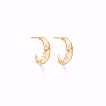 Guld & Sølv design Earring, model 2018/1/F
