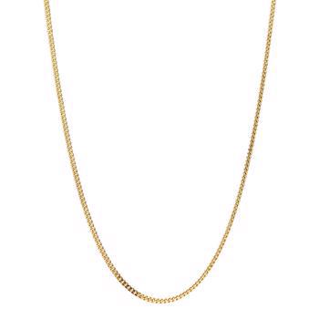 Gold plated Panser necklace from Lund Copenhagen, 45 cm and 1,4 mm