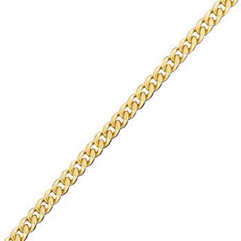 Gold plated Panser necklace from Lund Copenhagen, 60 cm and 1,4 mm