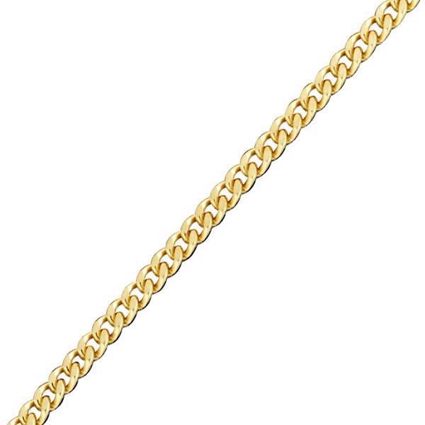 Gold plated Panser necklace from Lund Copenhagen, 42 cm and 1,4 mm
