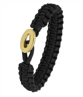 Black From Soldier to Soldier Bracelet with Soldier Gold-Plated Steel Clasp – Aagaard