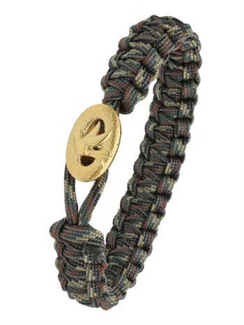 Camouflage From Soldier to Soldier Bracelet with Soldier Gold-Plated Steel Clasp – Aagaard