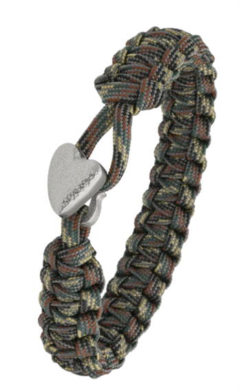 Camouflage From Soldier to Soldier Bracelet with Soldier Steel Clasp – Aagaard