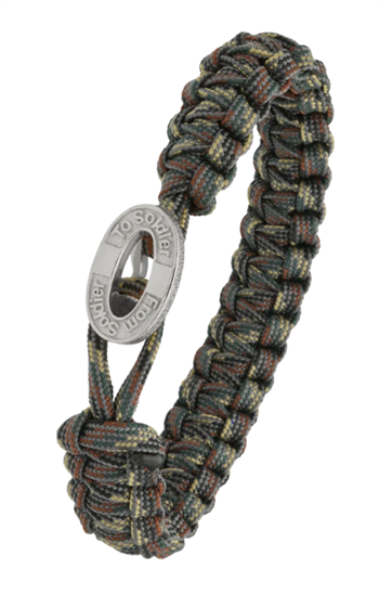 Camouflage From Soldier to Soldier Bracelet with Soldier Steel Clasp – Aagaard