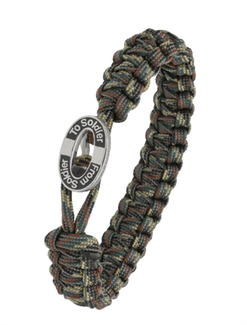 Camouflage From Soldier to Soldier Bracelet with Soldier Steel Clasp – Aagaard