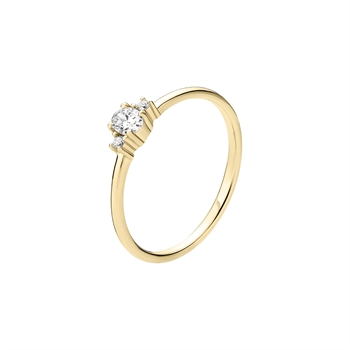 Ring med LG dia. 0,28CT TW.VS 8 karat