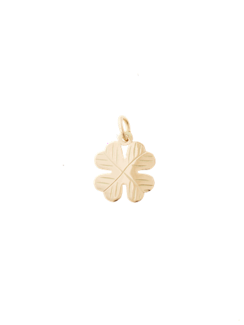 Vedhæng firkløver 13mm, 8 karat