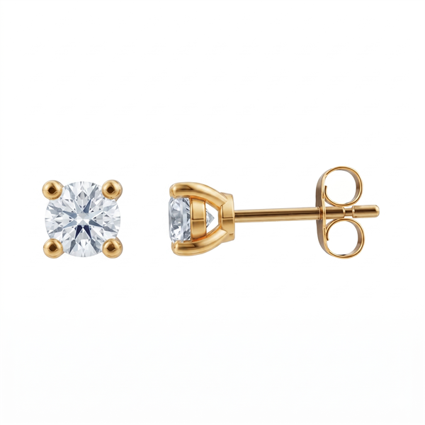 Siersbøl Earring , with a total of 0,50 ct diamonds Top Wesselston VS2