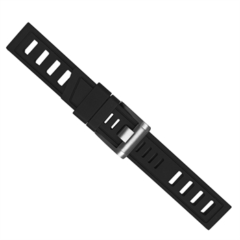 Black Rubber watchstrap