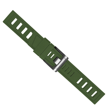Orange Rubber watchstrap