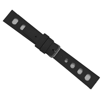 Black Rubber watchstrap