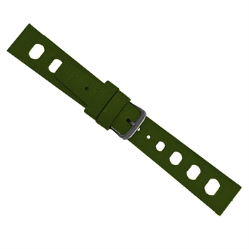 Orange Rubber watchstrap