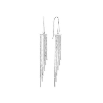 Aagaard Sterling silver earrings, with shiny surface, model 4011488