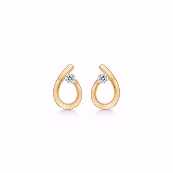 Guld & Sølv design Earring, model 5662