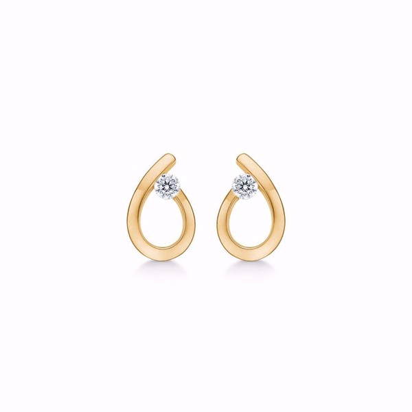 Guld & Sølv design Earring, model 5662