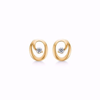 Guld & Sølv design Earring, model 5663