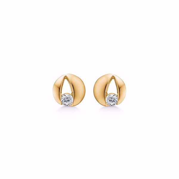 Guld & Sølv design Earring, model 5664