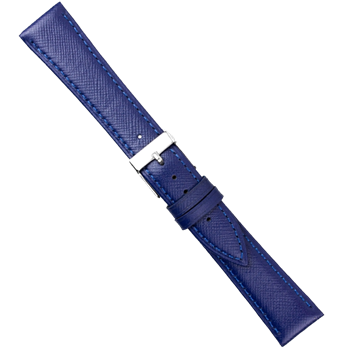 Blue Calfskind watchstrap
