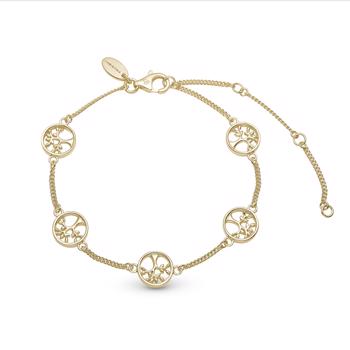 Christina Jewelry Tree of Life Bracelet, model 601-G44