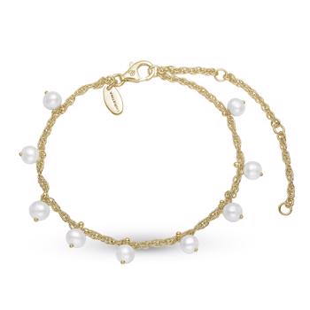Christina Jewelry Dangling Pearls Bracelet, model 601-G47