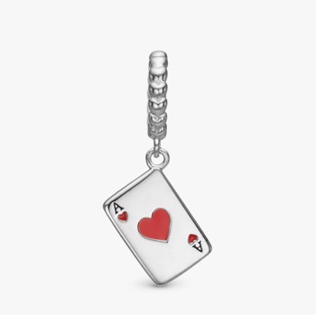 Christina Collect Ace of Hearts charm, model 610-S123